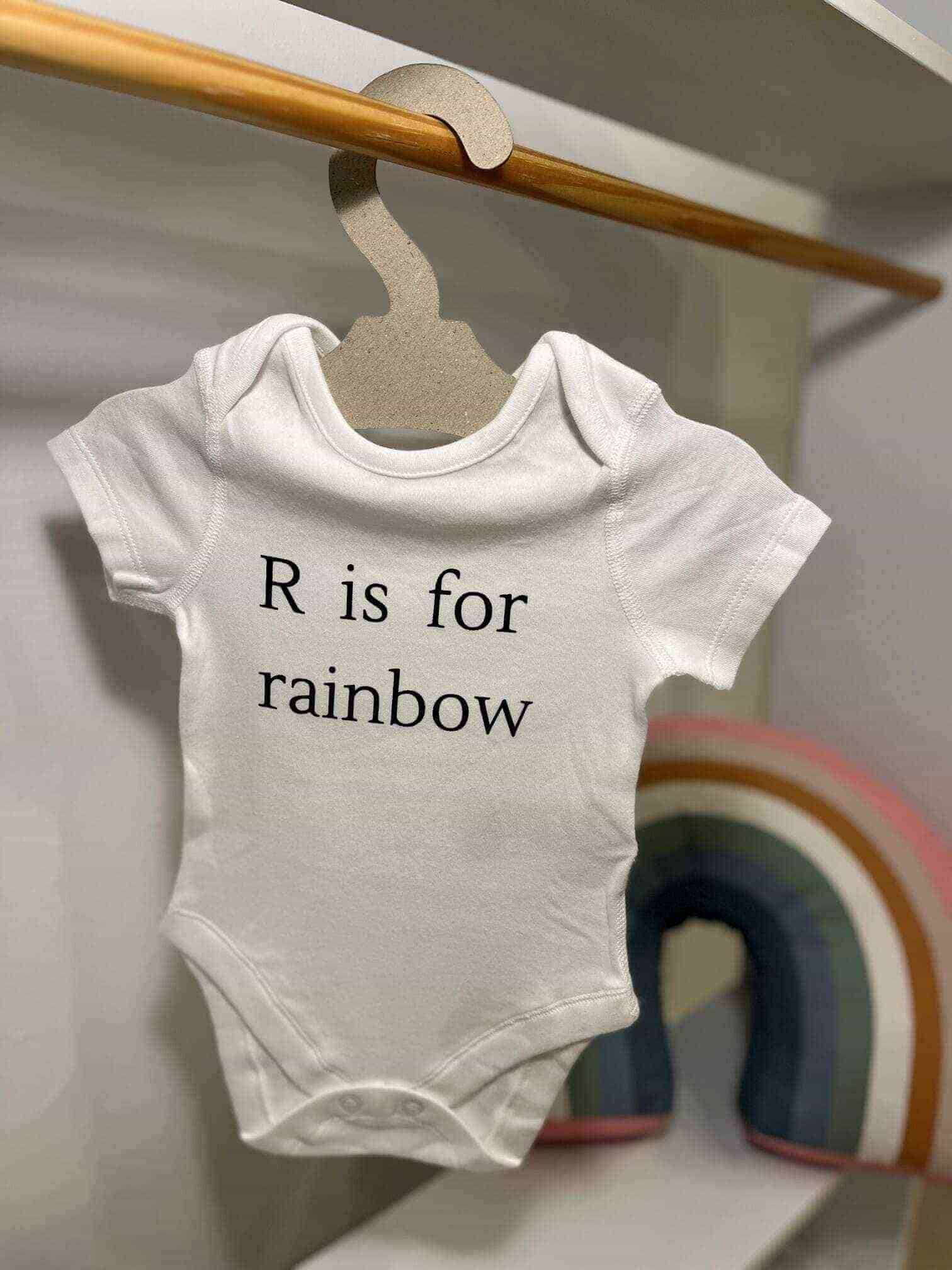 r is for rainbow