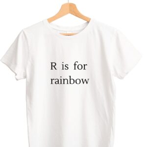 Παιδικό T shirt R IS FOR RAINBOW